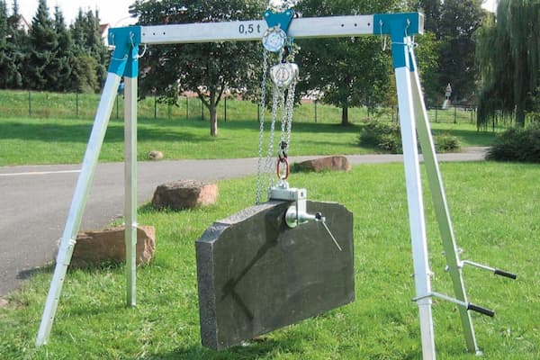 Bockkran, aluminium, bärbar lyftutrusning